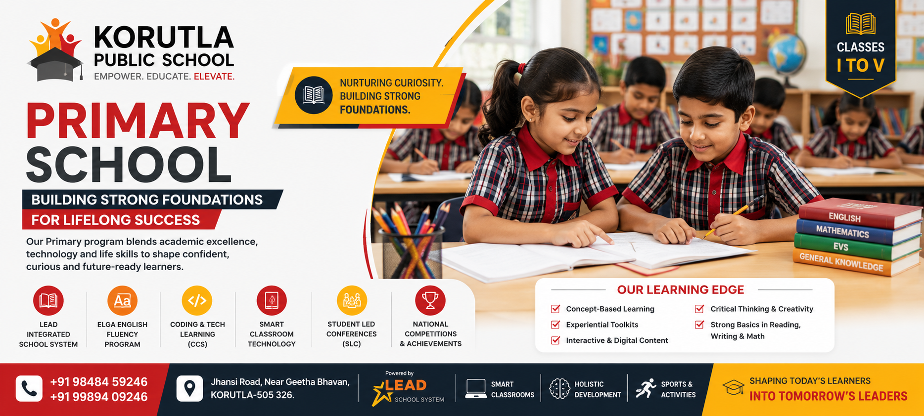 Advanced Science Laboratory and practical experiments at Korutla Public School